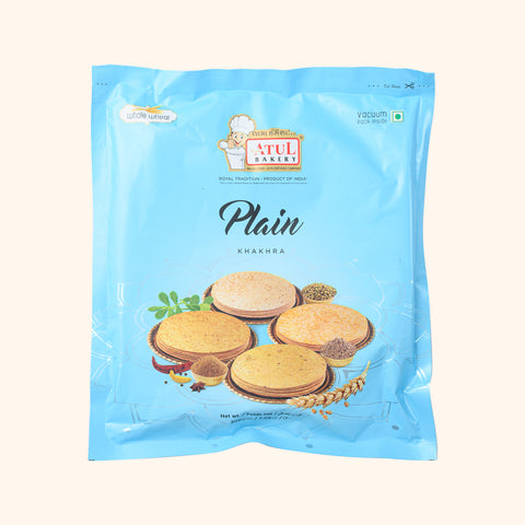 Atul Bakery Plain Khakhra || Ready to Eat Snacks‎ || PRODUCT OF INDIA || Whole Wheat