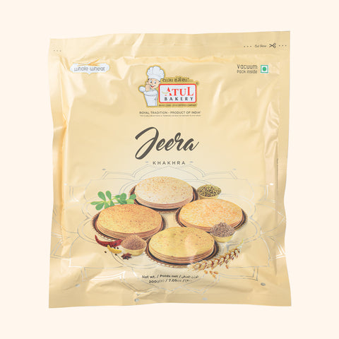 Atul Bakery Jeera Khakhra || Ready to Eat Snacks || PRODUCT OF INDIA || Whole Wheat