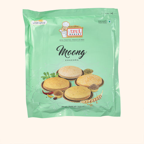 Atul Bakery Moong Khakhra || Ready to Eat Snacks || PRODUCT OF INDIA || Whole Wheat