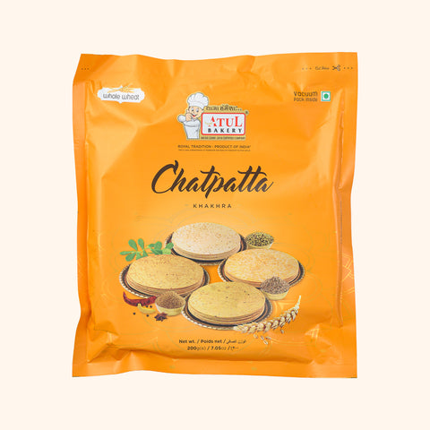 Atul Bakery Chatpatta Khakhra || Ready to Eat Snacks || PRODUCT OF INDIA || Whole Wheat